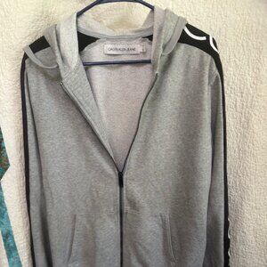 Calvin Klein Hooded Full-Zip Sweat Shirt Woman's M